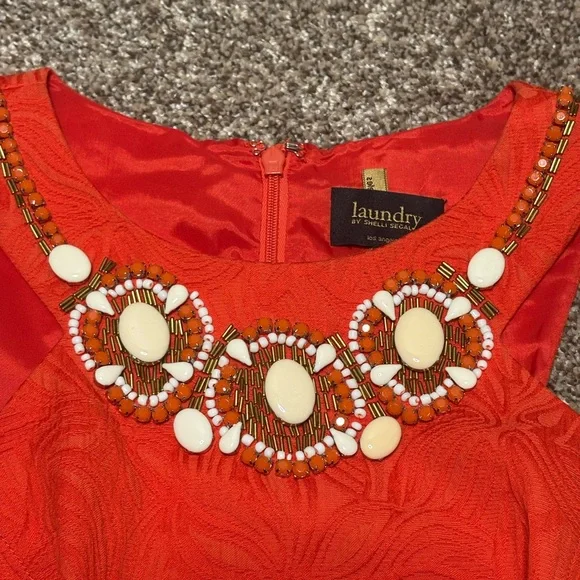 Laundry By Shelli Segal Women’s 8 Red Dress - Picture 6 of 15